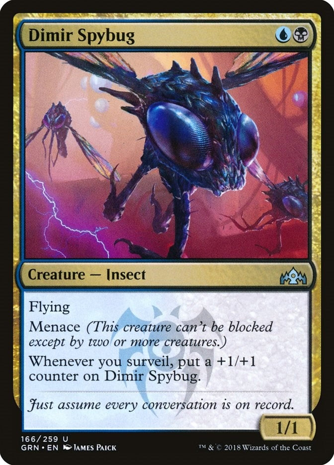 Image for Dimir Spybug (166) (Guilds of Ravnica) - Magic: The Gathering