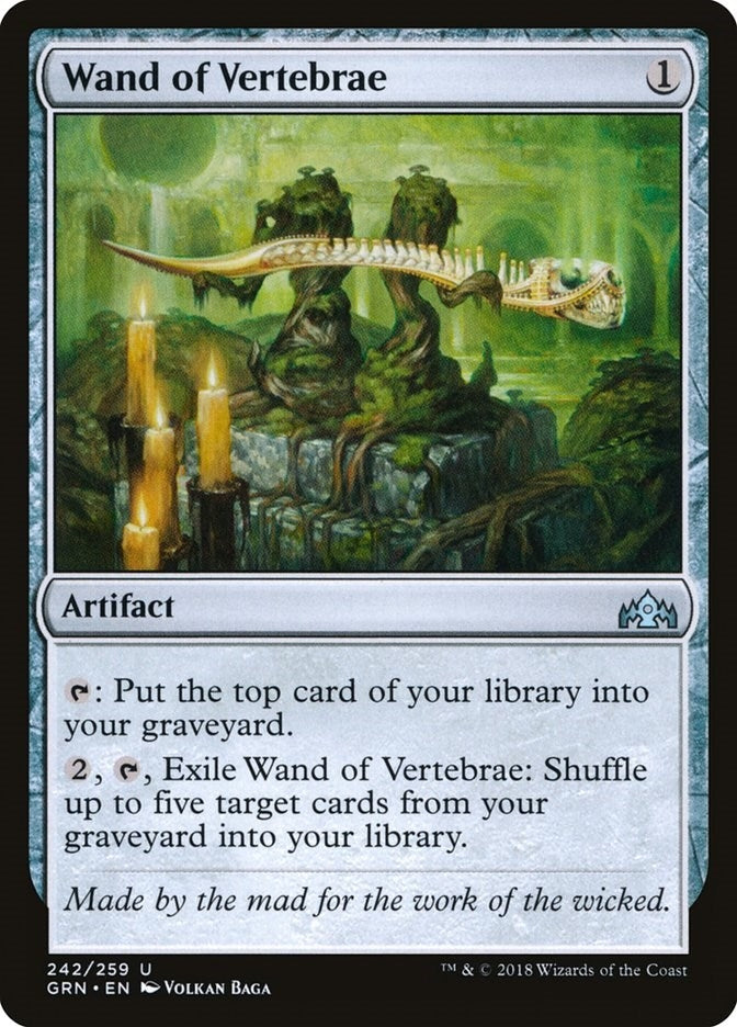 Image for Wand of Vertebrae (242) (Guilds of Ravnica) - Magic: The Gathering