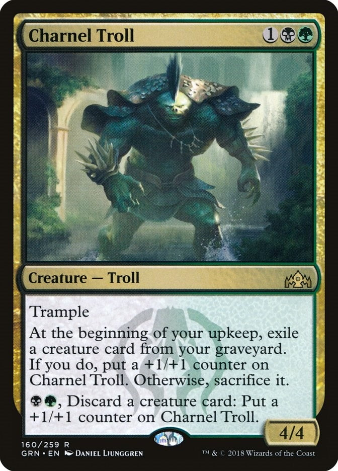 Image for Charnel Troll (160) (Guilds of Ravnica) - Magic: The Gathering
