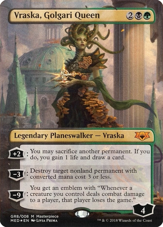 Image for Vraska, Golgari Queen (GR8) (Mythic Edition: Guilds of Ravnica) - Magic: The Gathering