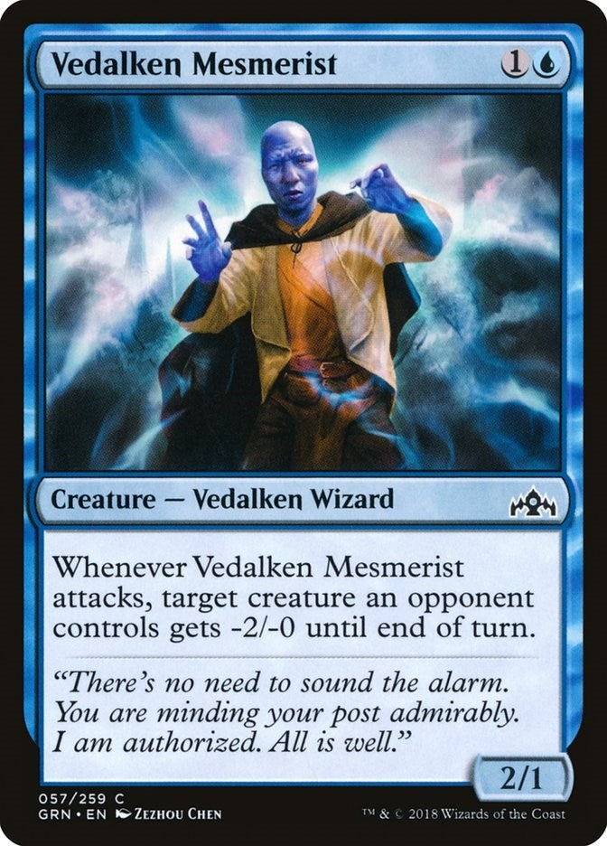 Image for Vedalken Mesmerist (57) (Guilds of Ravnica) - Magic: The Gathering