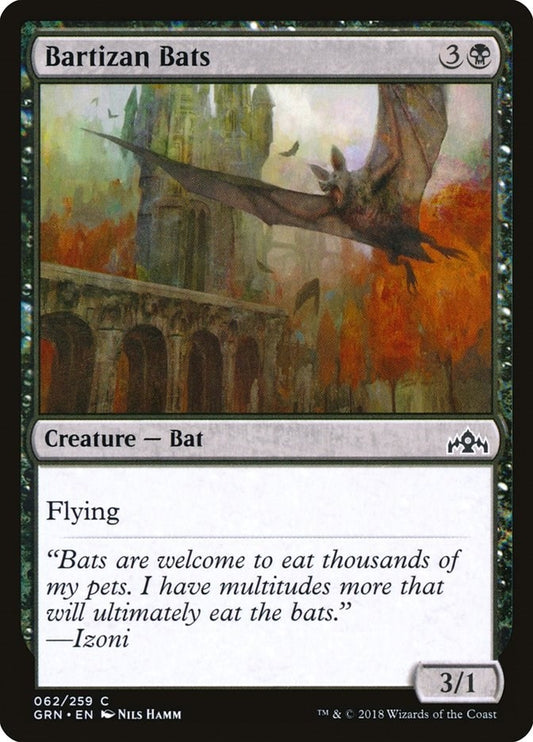 Image for Bartizan Bats (62) (Guilds of Ravnica) - Magic: The Gathering
