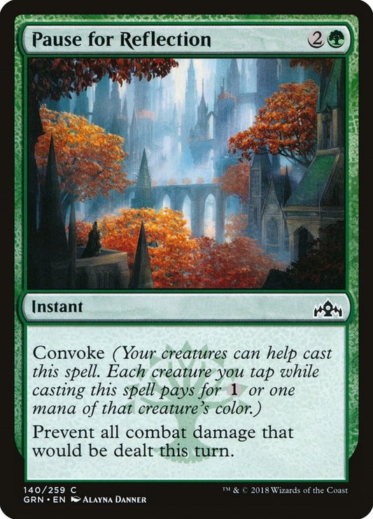 Image for Pause for Reflection (140) (Guilds of Ravnica) - Magic: The Gathering