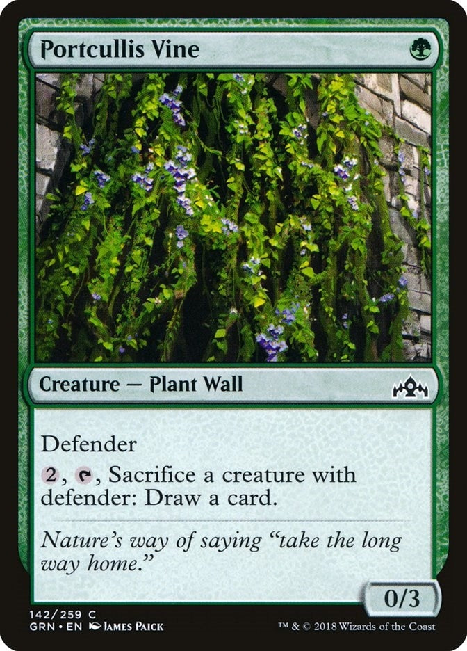Image for Portcullis Vine (142) (Guilds of Ravnica) - Magic: The Gathering