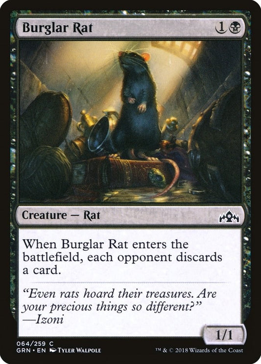 Image for Burglar Rat (64) (Guilds of Ravnica) - Magic: The Gathering