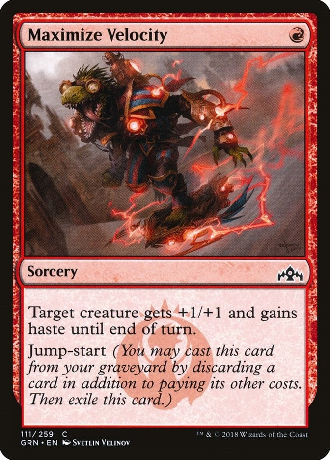 Image for Maximize Velocity (111) (Guilds of Ravnica) - Magic: The Gathering