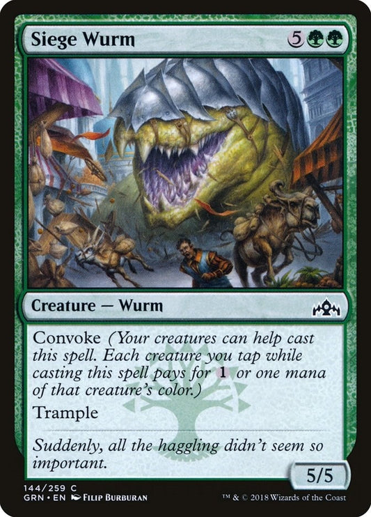 Image for Siege Wurm (144) (Guilds of Ravnica) - Magic: The Gathering