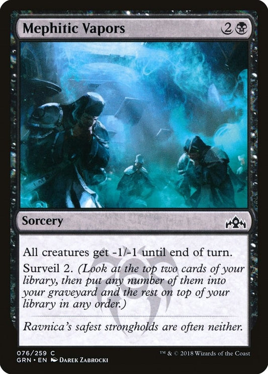 Image for Mephitic Vapors (76) (Guilds of Ravnica) - Magic: The Gathering