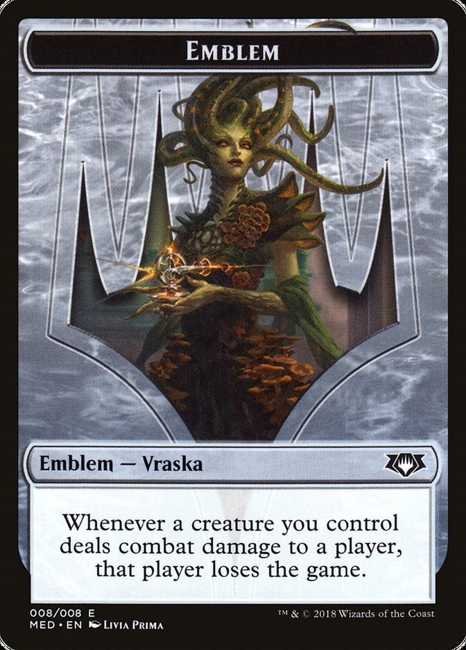 Image for Emblem - Vraska, Golgari Queen (8) (Mythic Edition: Guilds of Ravnica) - Magic: The Gathering