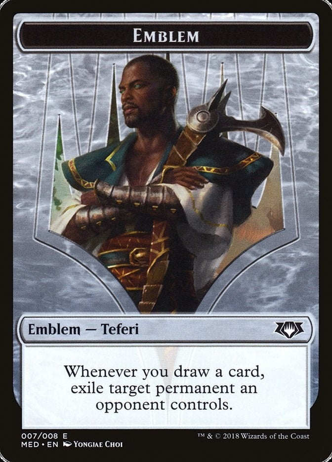 Image for Emblem - Teferi, Hero of Dominaria (7) (Mythic Edition: Guilds of Ravnica) - Magic: The Gathering