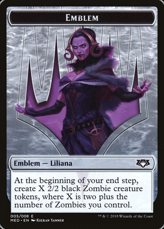 Image for Emblem - Liliana, the Last Hope (5) (Mythic Edition: Guilds of Ravnica) - Magic: The Gathering