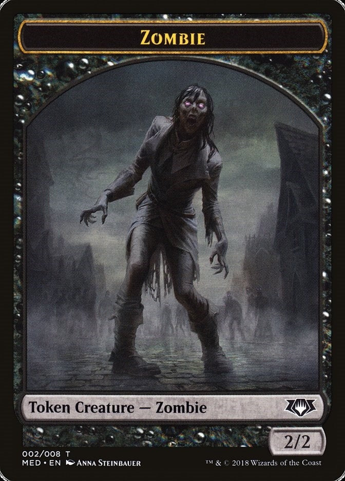 Image for Zombie Token (2) (Mythic Edition: Guilds of Ravnica) - Magic: The Gathering