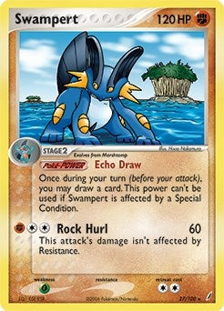 Image for Swampert - 27/100 (EX Crystal Guardians) (027/100) (Deck Exclusives) - Pokemon