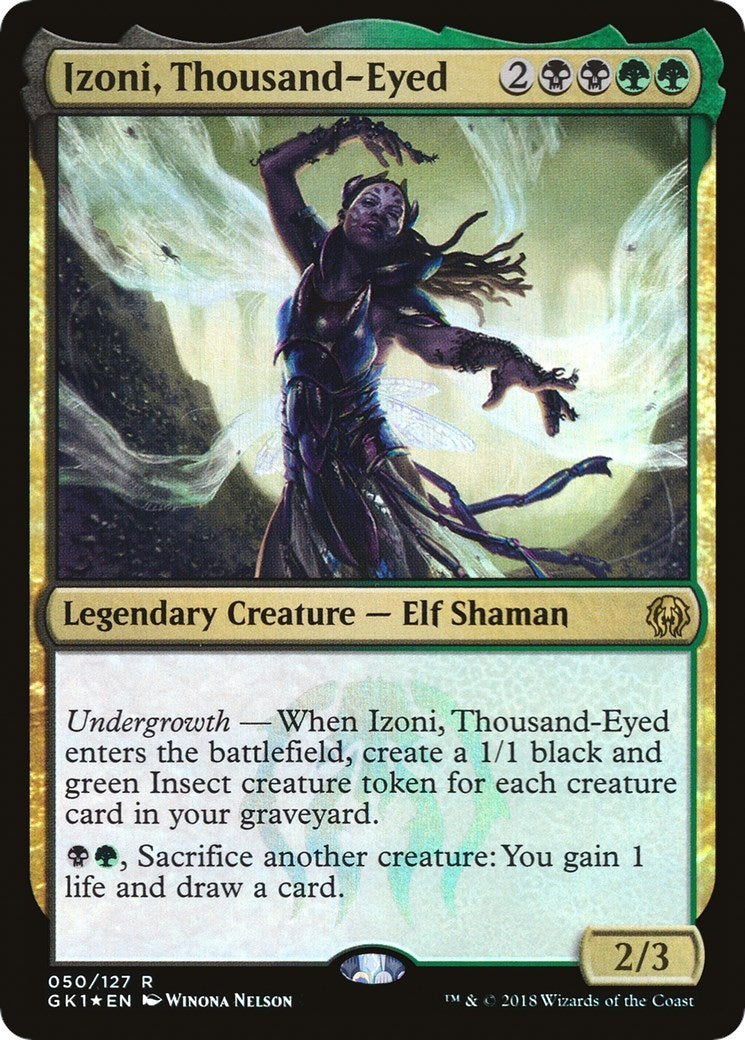 Image for Izoni, Thousand-Eyed (50) (Guilds of Ravnica: Guild Kits) - Magic: The Gathering