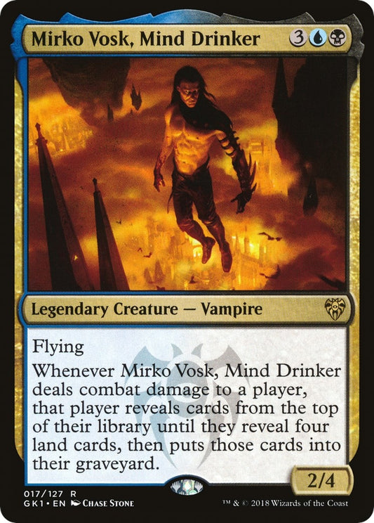 Image for Mirko Vosk, Mind Drinker (17) (Guilds of Ravnica: Guild Kits) - Magic: The Gathering