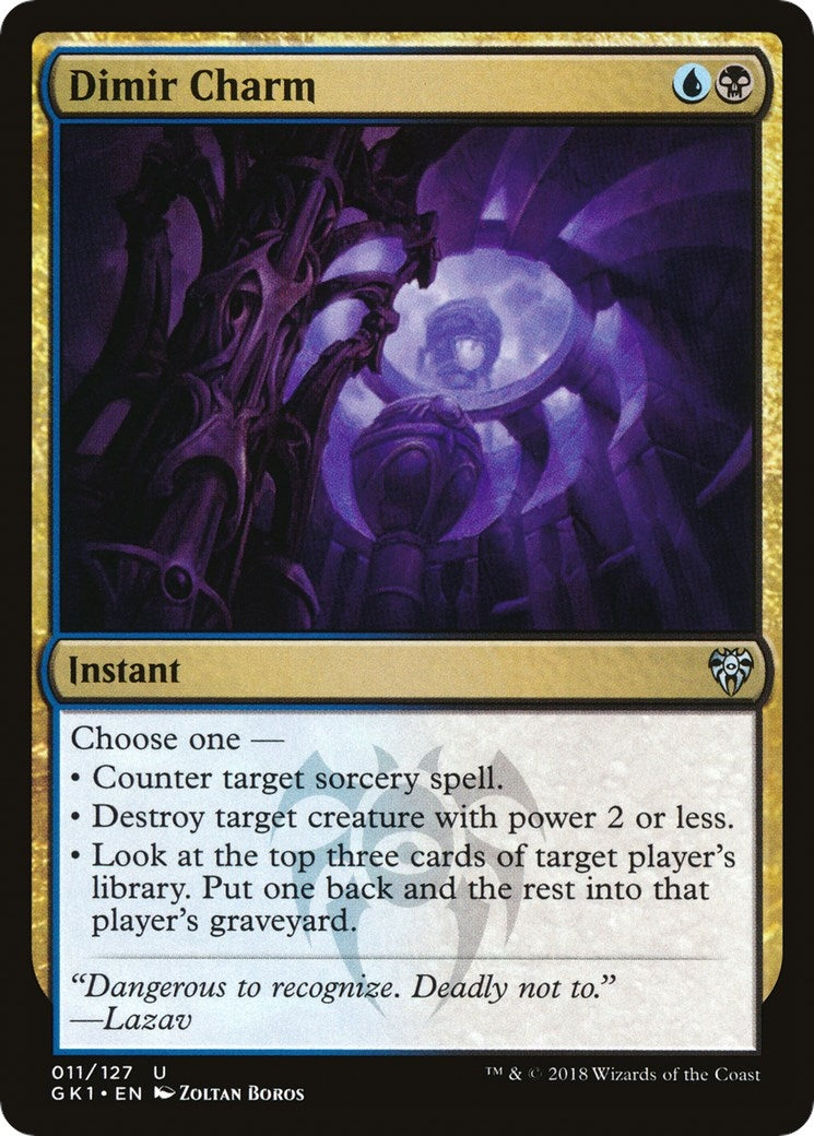 Image for Dimir Charm (11) (Guilds of Ravnica: Guild Kits) - Magic: The Gathering