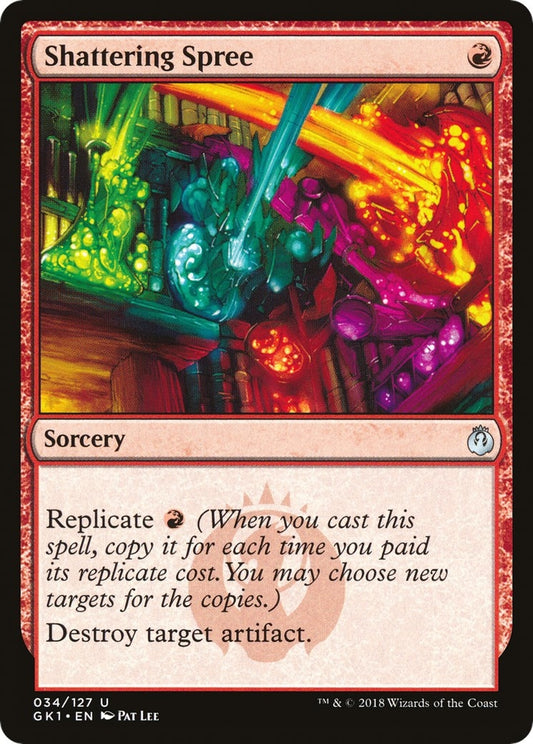 Image for Shattering Spree (34) (Guilds of Ravnica: Guild Kits) - Magic: The Gathering