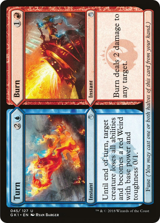 Image for Turn // Burn (45) (Guilds of Ravnica: Guild Kits) - Magic: The Gathering