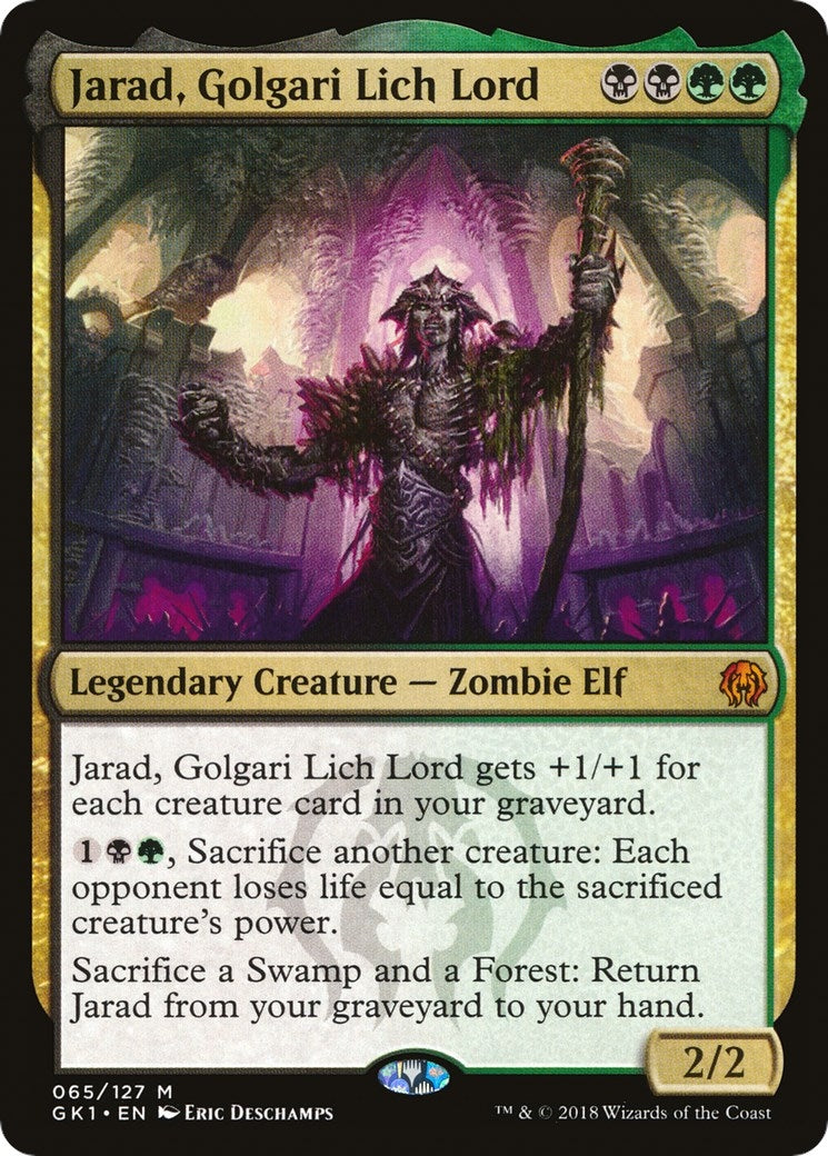 Image for Jarad, Golgari Lich Lord (65) (Guilds of Ravnica: Guild Kits) - Magic: The Gathering