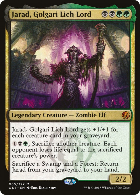Image for Jarad, Golgari Lich Lord (65) (Guilds of Ravnica: Guild Kits) - Magic: The Gathering