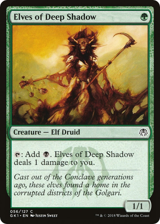 Image for Elves of Deep Shadow (56) (Guilds of Ravnica: Guild Kits) - Magic: The Gathering