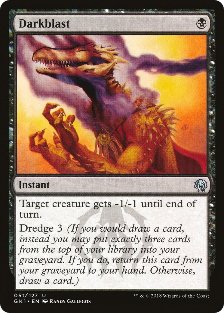 Image for Darkblast (51) (Guilds of Ravnica: Guild Kits) - Magic: The Gathering