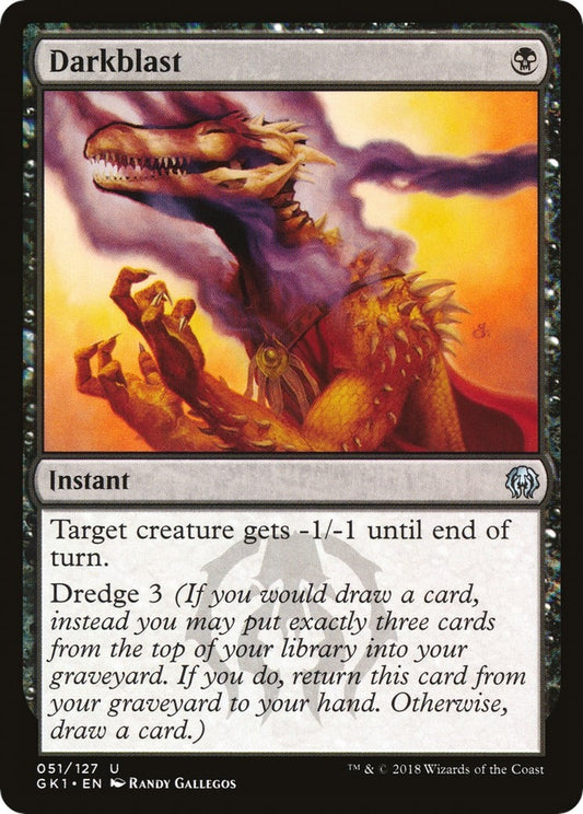 Image for Darkblast (51) (Guilds of Ravnica: Guild Kits) - Magic: The Gathering