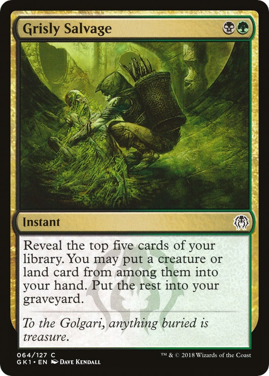 Image for Grisly Salvage (64) (Guilds of Ravnica: Guild Kits) - Magic: The Gathering