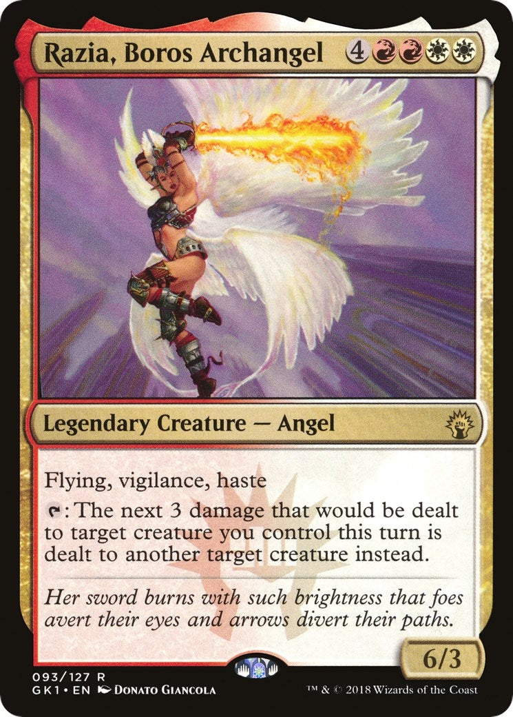 Image for Razia, Boros Archangel (93) (Guilds of Ravnica: Guild Kits) - Magic: The Gathering