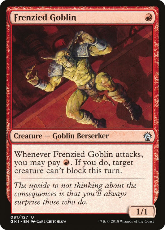 Image for Frenzied Goblin (81) (Guilds of Ravnica: Guild Kits) - Magic: The Gathering