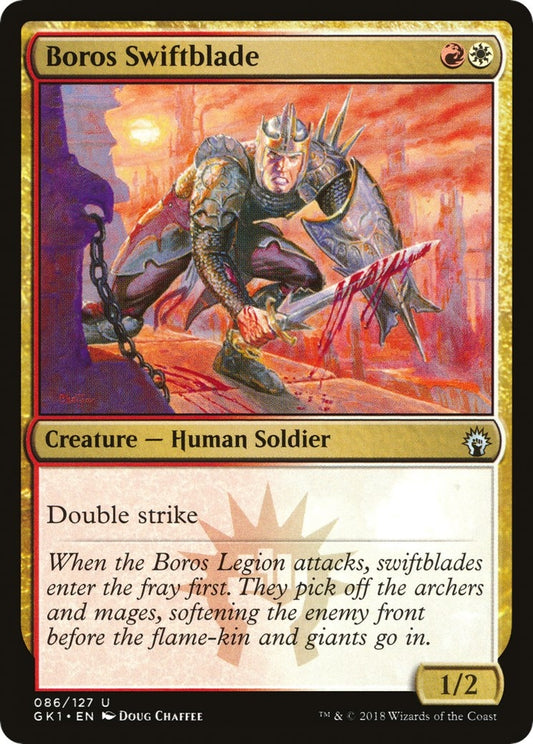 Image for Boros Swiftblade (86) (Guilds of Ravnica: Guild Kits) - Magic: The Gathering