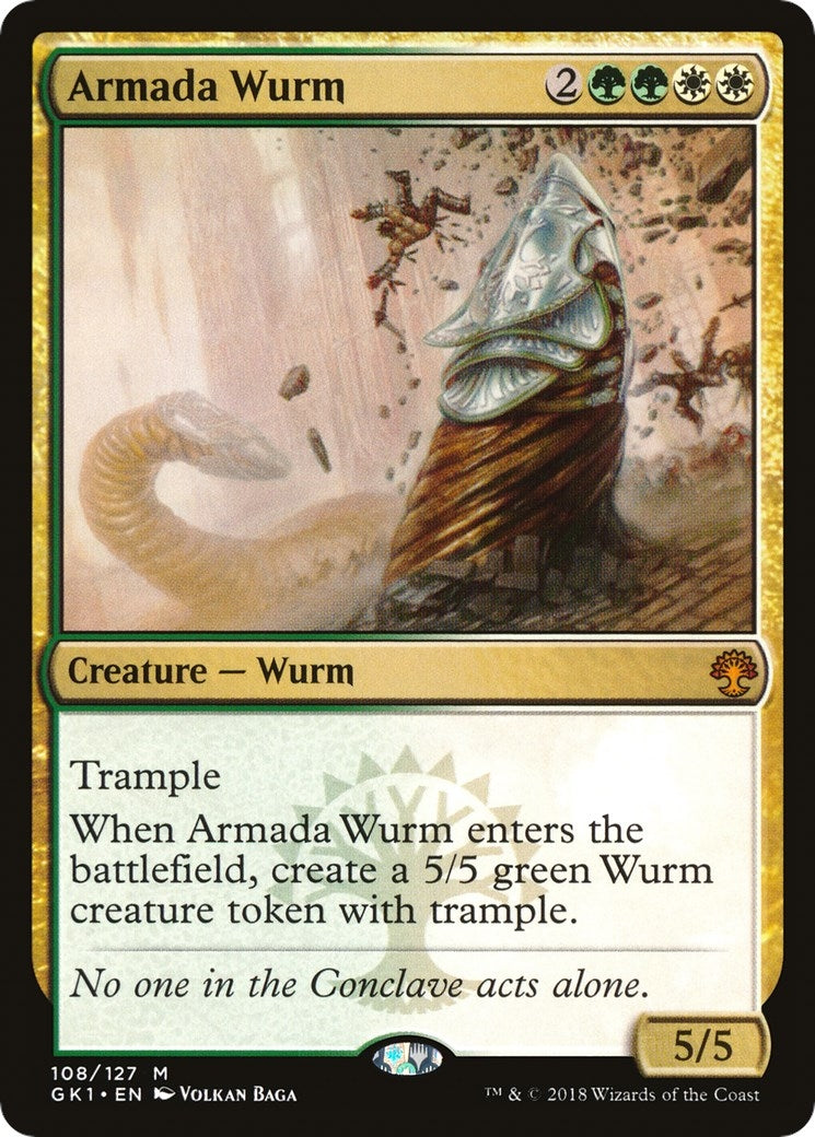 Image for Armada Wurm (108) (Guilds of Ravnica: Guild Kits) - Magic: The Gathering