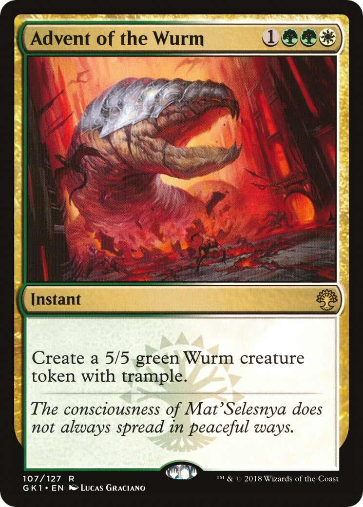 Image for Advent of the Wurm (107) (Guilds of Ravnica: Guild Kits) - Magic: The Gathering