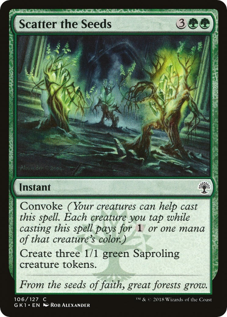 Image for Scatter the Seeds (106) (Guilds of Ravnica: Guild Kits) - Magic: The Gathering