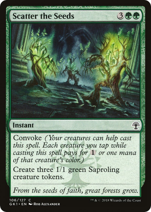 Image for Scatter the Seeds (106) (Guilds of Ravnica: Guild Kits) - Magic: The Gathering