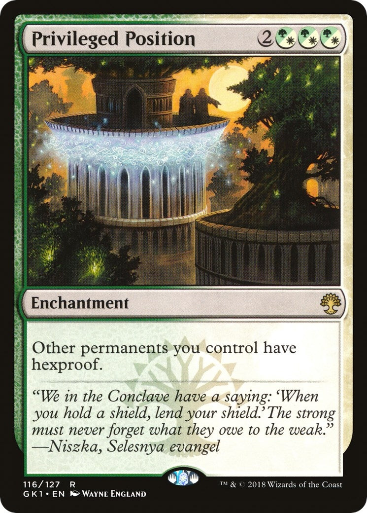 Image for Privileged Position (116) (Guilds of Ravnica: Guild Kits) - Magic: The Gathering