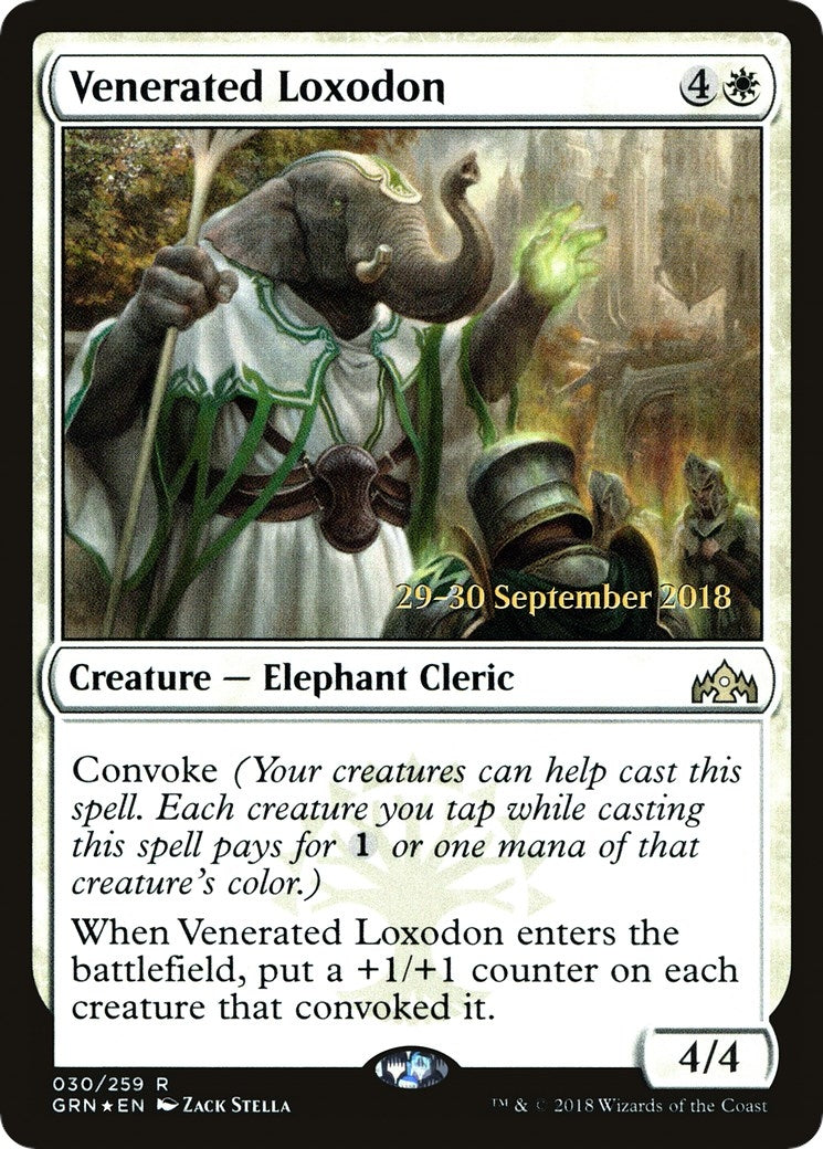Image for Venerated Loxodon (30) (Prerelease Cards) - Magic: The Gathering