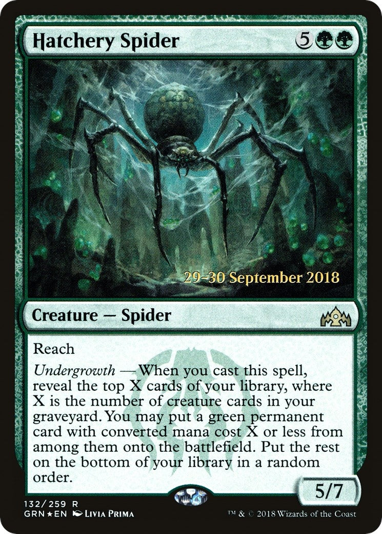 Image for Hatchery Spider (132) (Prerelease Cards) - Magic: The Gathering