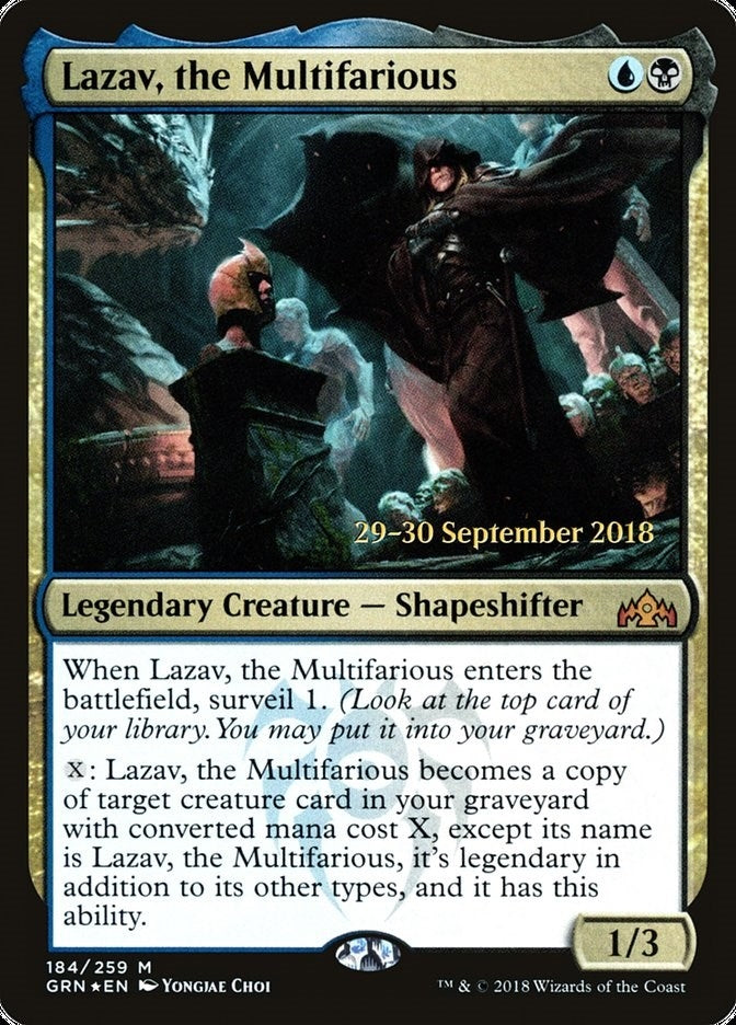Image for Lazav, the Multifarious (184) (Prerelease Cards) - Magic: The Gathering
