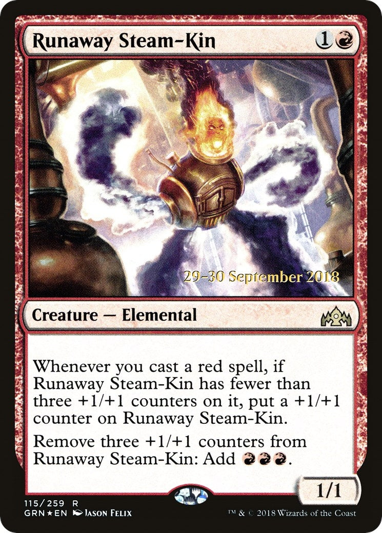 Image for Runaway Steam-Kin (115) (Prerelease Cards) - Magic: The Gathering