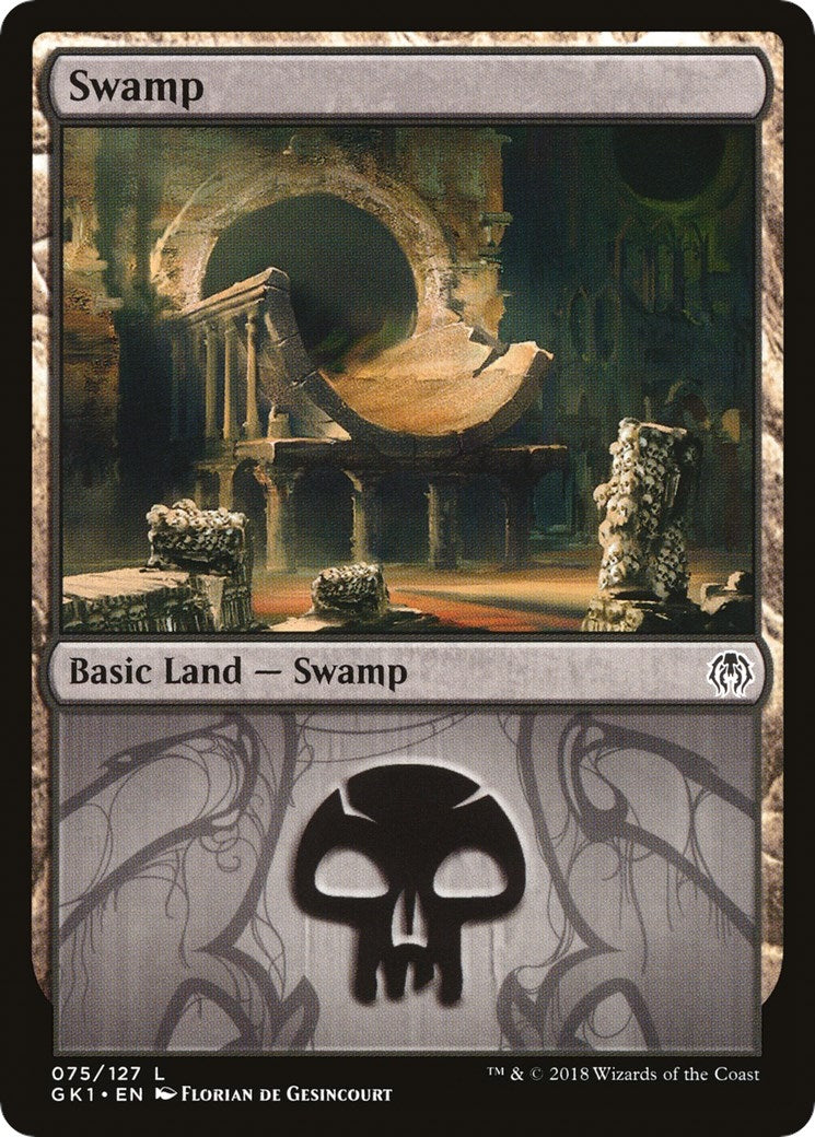 Image for Swamp (075) (75) (Guilds of Ravnica: Guild Kits) - Magic: The Gathering