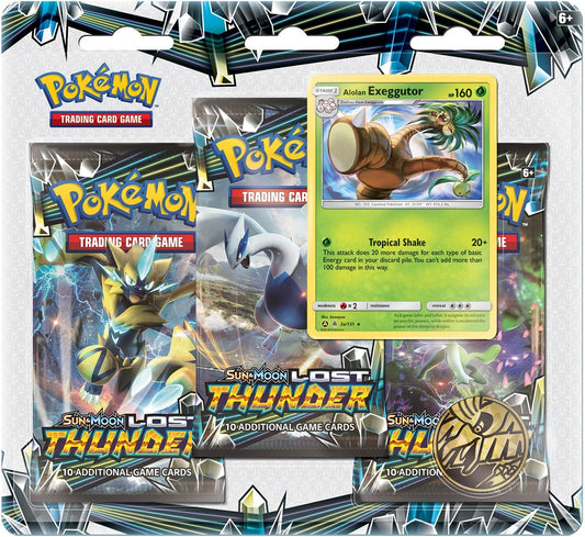 Image for Lost Thunder 3 Pack Blister [Alolan Exeggutor] - Pokemon