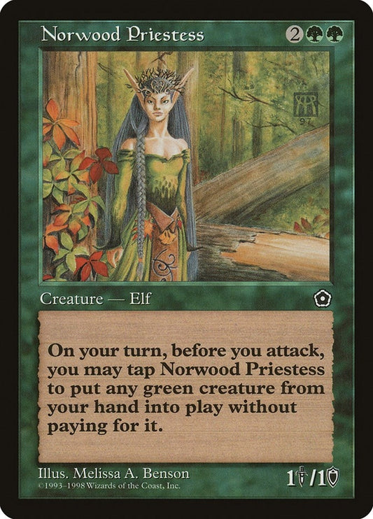 Image for Norwood Priestess (Portal Second Age) - Magic: The Gathering