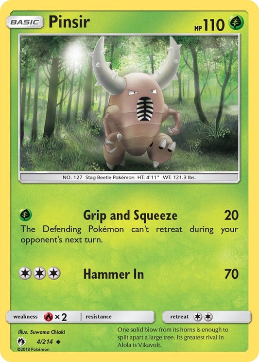 Image for Pinsir (4/214) (SM - Lost Thunder) - Pokemon