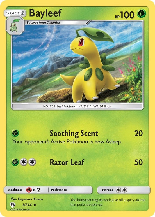 Image for Bayleef (7/214) (SM - Lost Thunder) - Pokemon