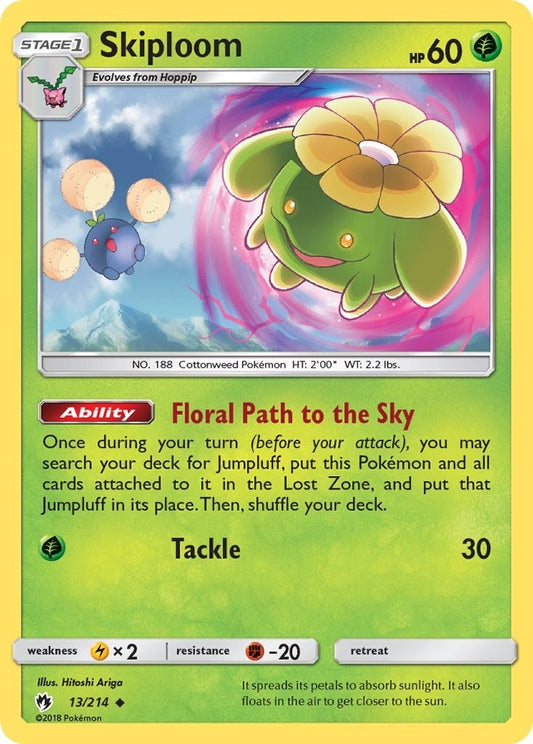 Image for Skiploom (13/214) (SM - Lost Thunder) - Pokemon