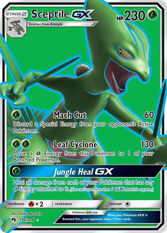 Image for Sceptile GX (Full Art) (196/214) (SM - Lost Thunder) - Pokemon