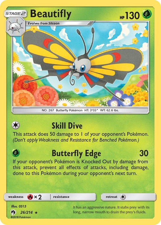 Image for Beautifly (26/214) (SM - Lost Thunder) - Pokemon