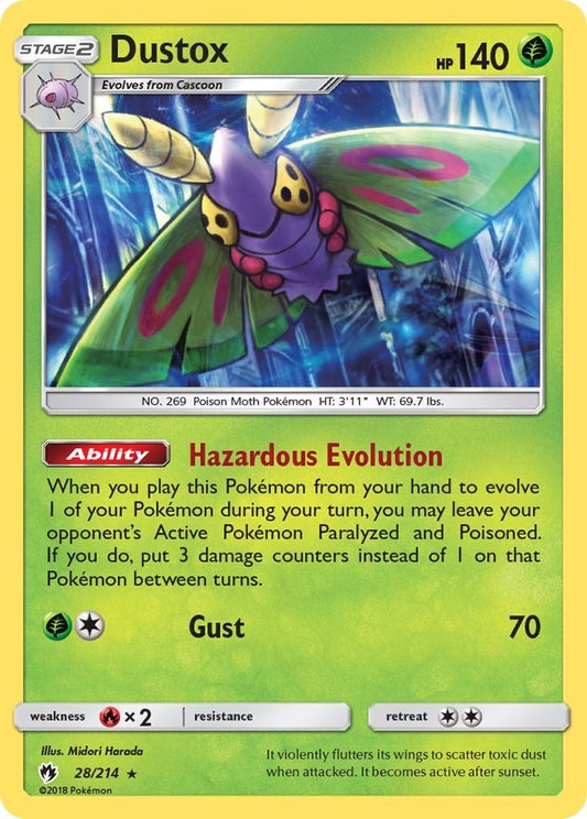 Image for Dustox (28/214) (SM - Lost Thunder) - Pokemon