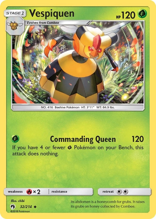 Image for Vespiquen (32/214) (SM - Lost Thunder) - Pokemon